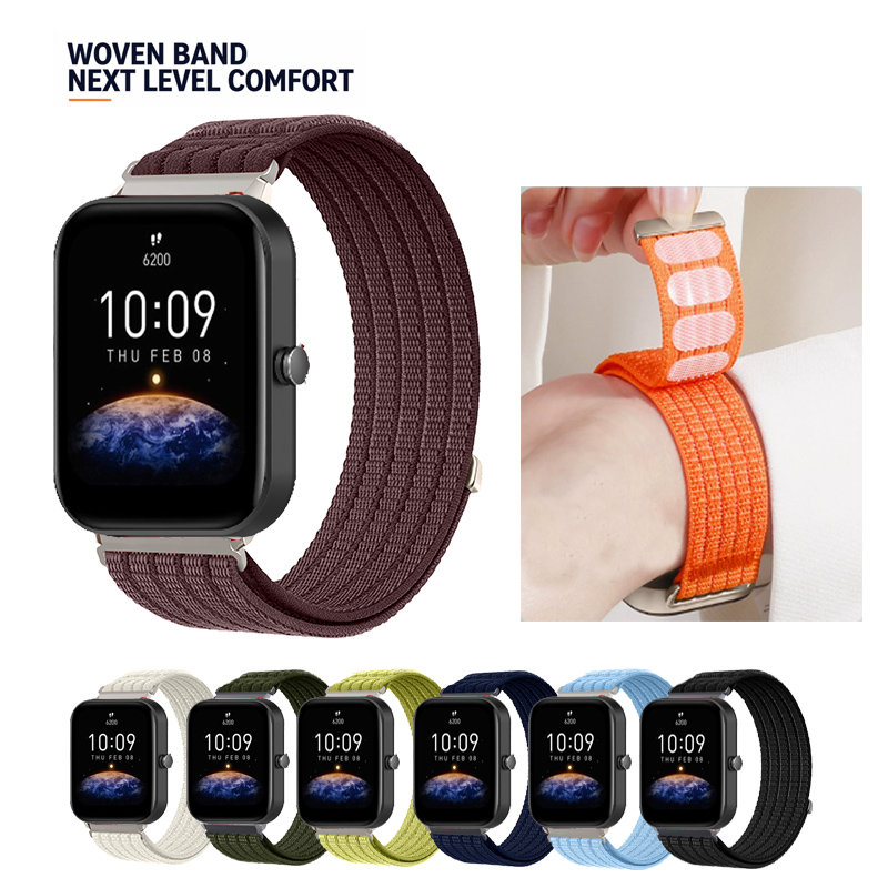 Sport Loop Velcro - Pulseira esportiva de nylon respirável com
