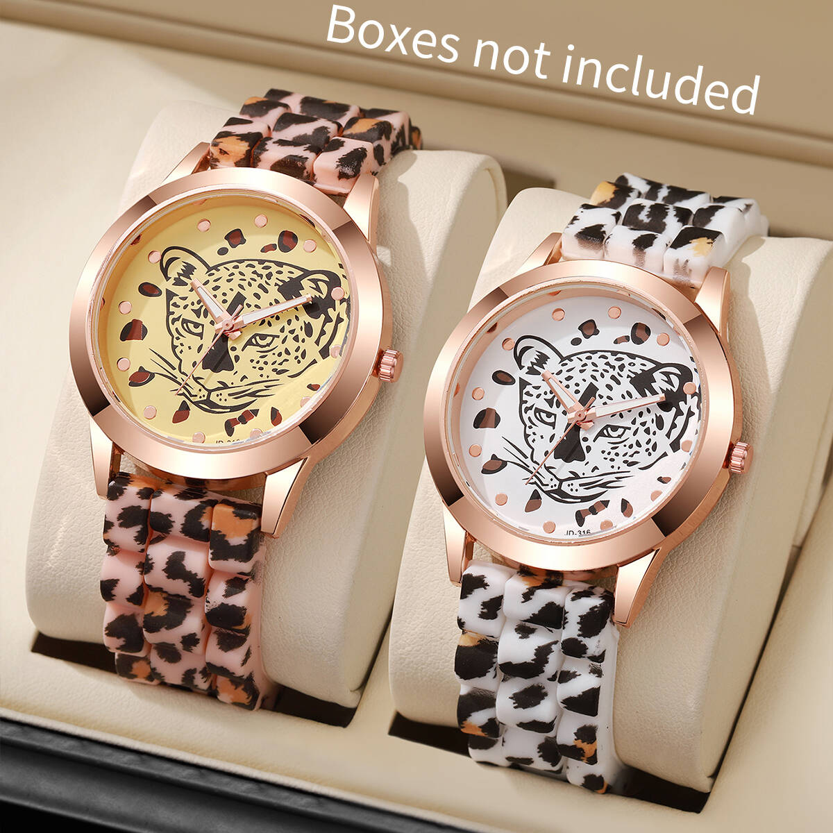 Silicone Band Women - Conjunto de 2 relógios femininos da