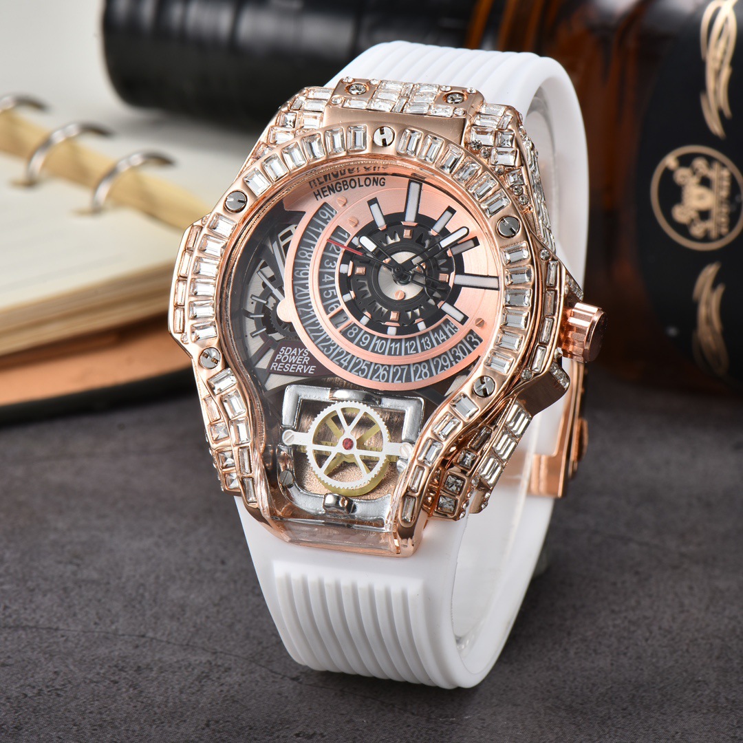 Omega Watch Constellation - Caso de diamante completo negócios luxo