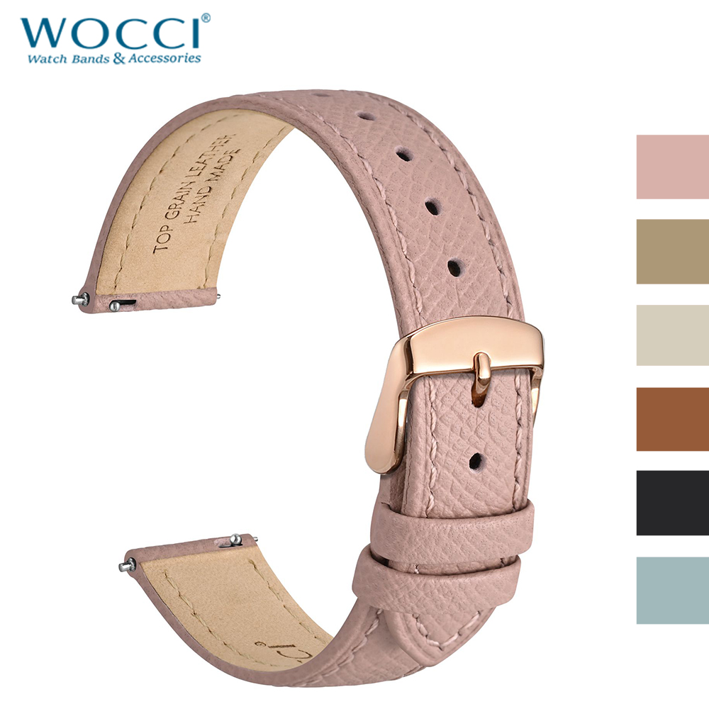 Leather Strap Quick Release - WOCCI Pulseira de relógio de couro