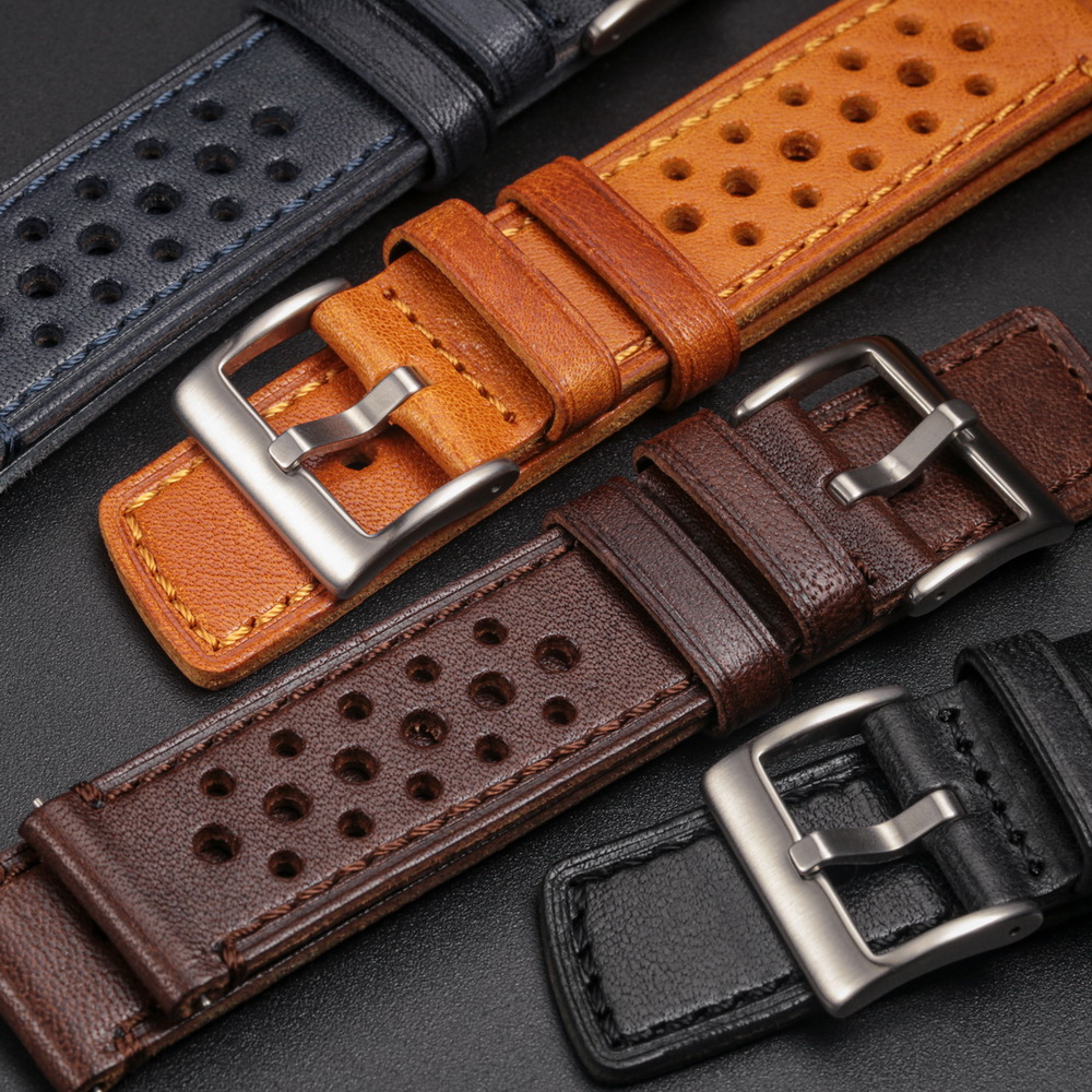 Leather Strap Quick Release - Hemsut pulseira de relógio de couro