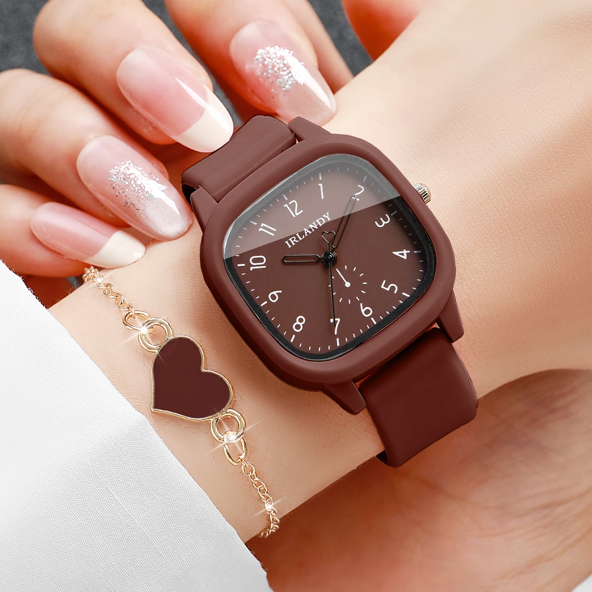 Conjunto de 4 relógios de quar - Silicone Band Women avaliação e preço