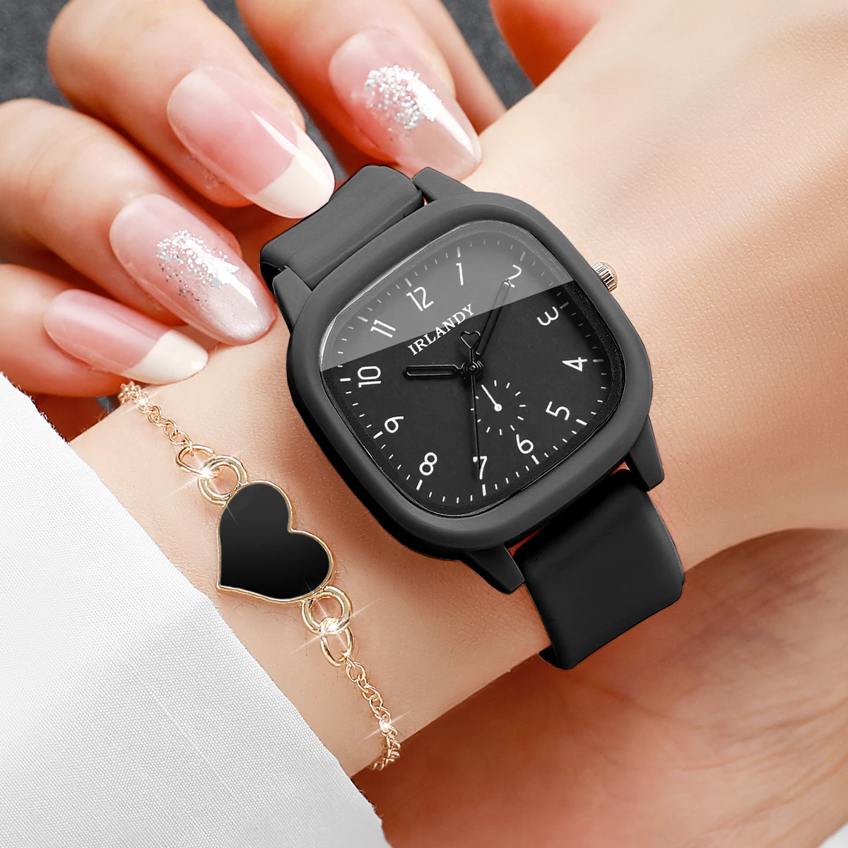 Conjunto de 4 relógios de quar - Silicone Band Women avaliação e preço
