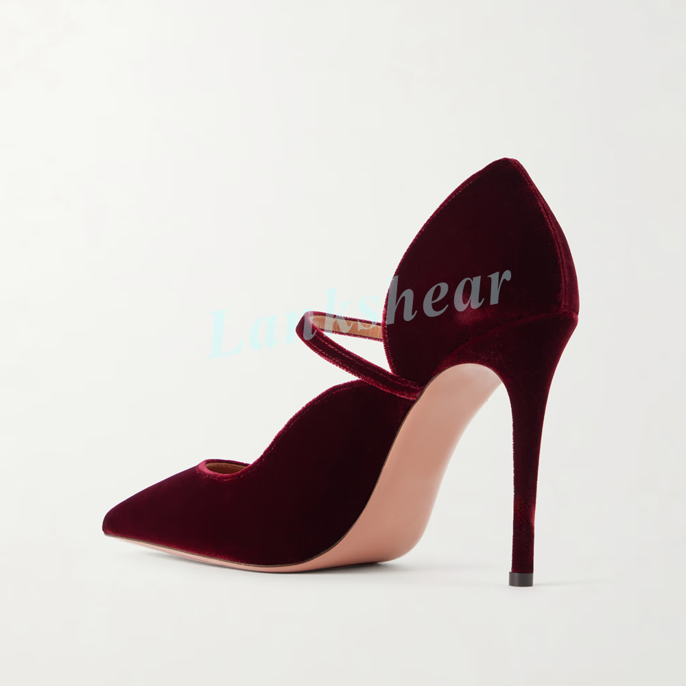 Scarpins de Salto Agulha com B - Mesh Strap Metal avaliação e preço