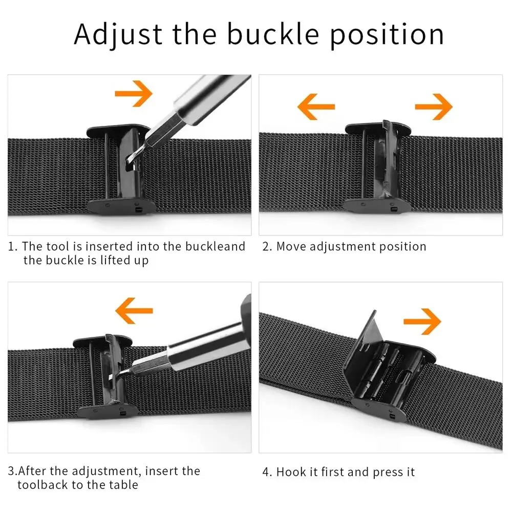 Bandas de metal para Garmin Ve - Mesh Strap Metal avaliação e preço