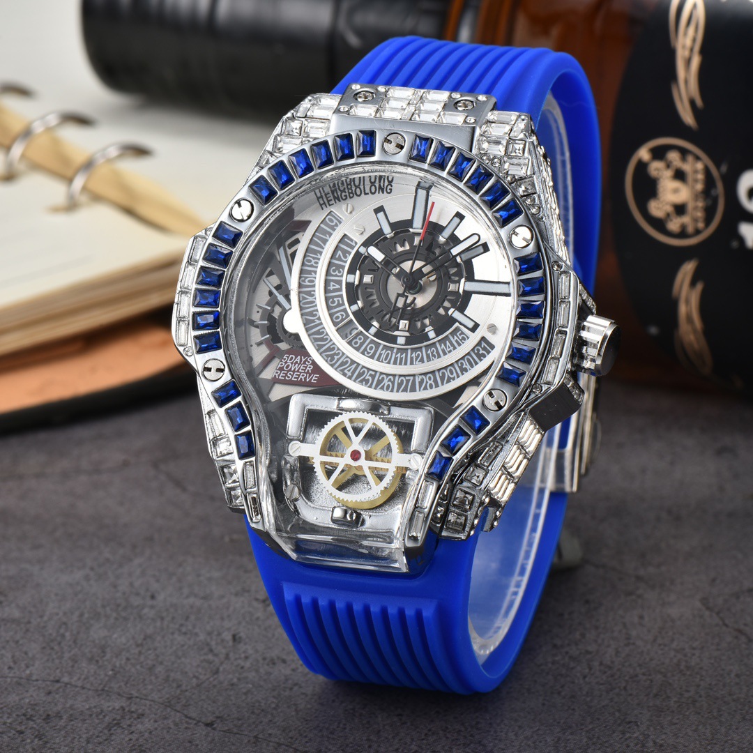 Caso de diamante completo negó - Omega Watch Constellation avaliação e preço