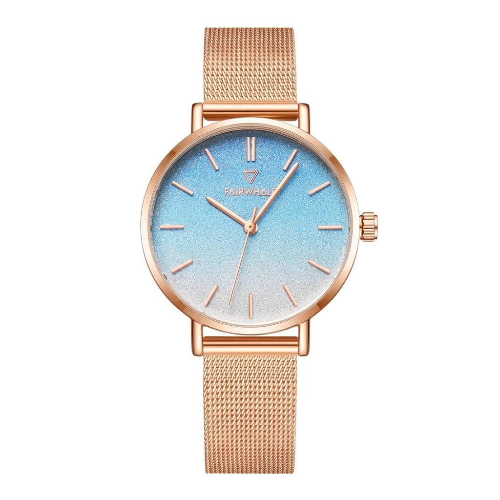 Relógio de quartzo feminino da - Mesh Strap Metal avaliação e preço