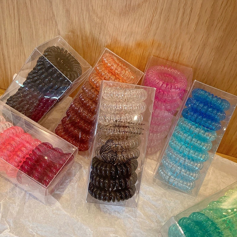 9 Peças/Caixa Elásticos de Cab - Silicone Band Women avaliação e preço